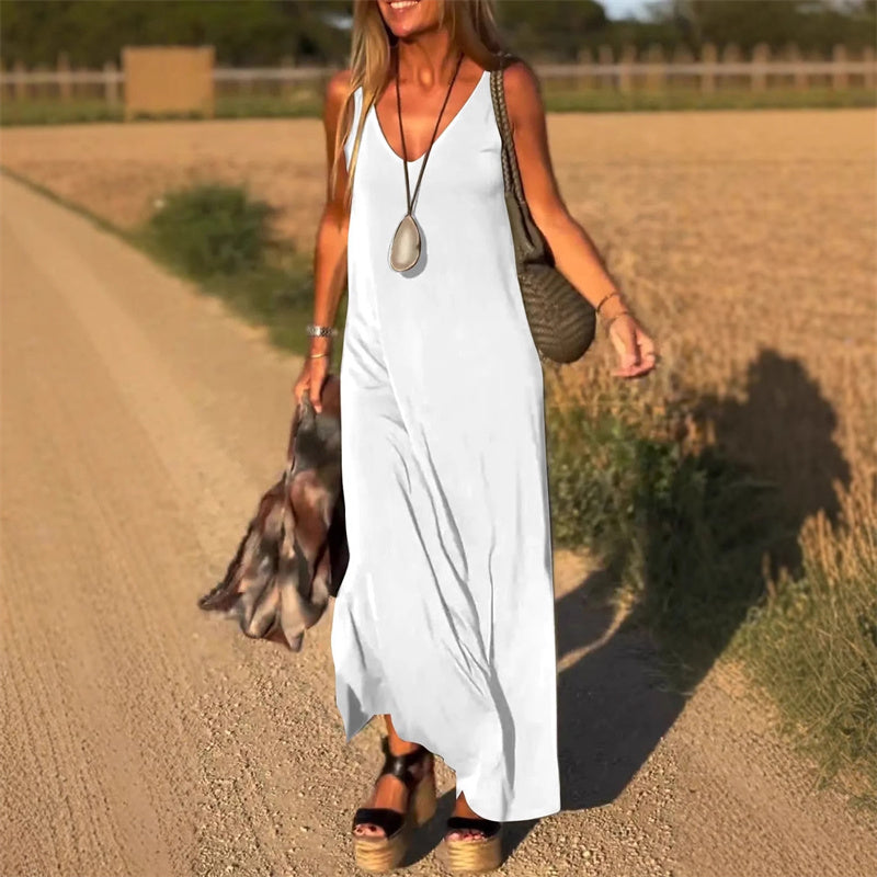 Lana | Elegant Amber Maxi Dress for Every Occasion - Image 3