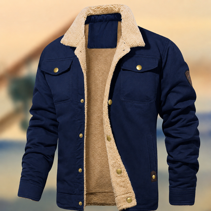 Teddy | Men's Sherpa Collar Casual Jacket - Image 1