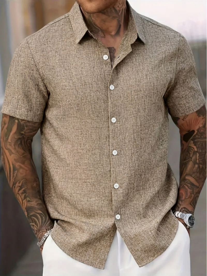 Trey | Classic Short Sleeve Shirt for Men - Image 1