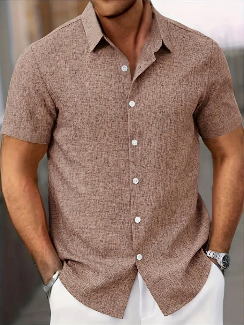 Trey | Classic Short Sleeve Shirt for Men - Image 2