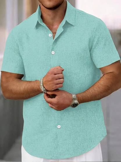 Trey | Classic Short Sleeve Shirt for Men - Image 3