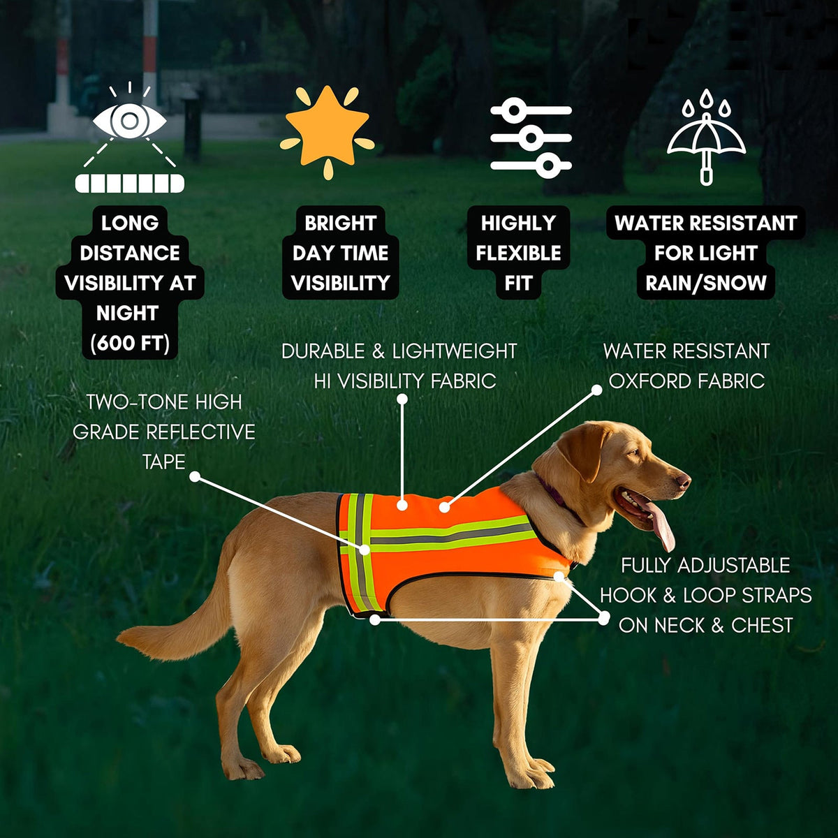 Unisex Dog Safety Vest
