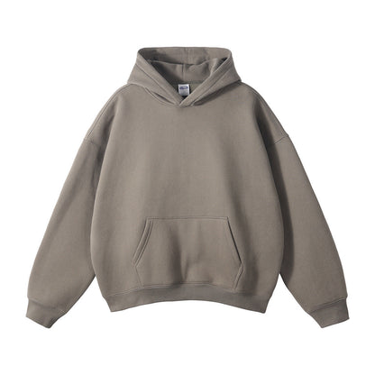 Unisex Loose-Fit Organic Cotton Hoodie with Kangaroo Pocket