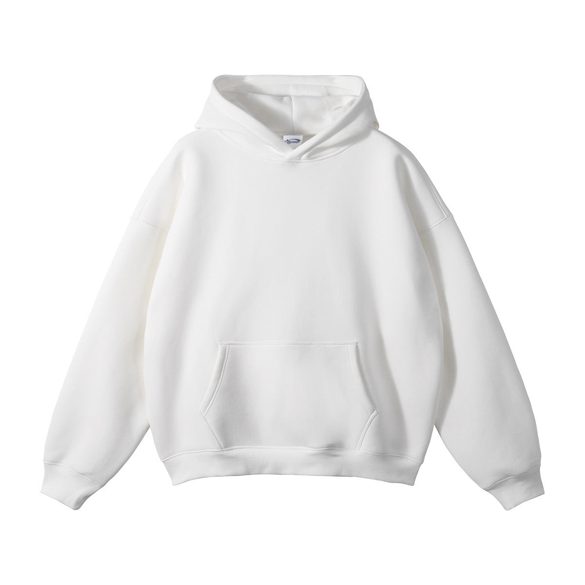 Unisex Loose-Fit Organic Cotton Hoodie with Kangaroo Pocket