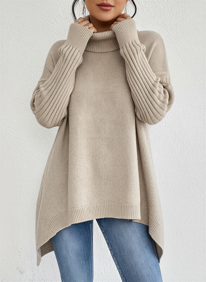 Kristin | Women's Oversized Turtleneck Sweater - Image 3