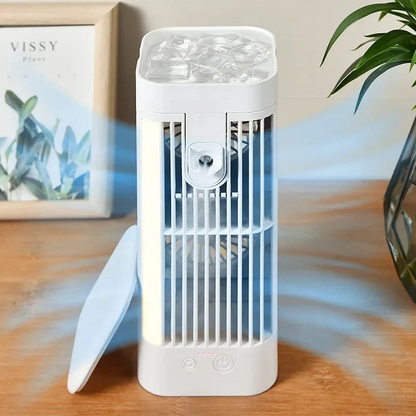 USB Personal Misting Fan with Ice Compartment & 3 Speeds