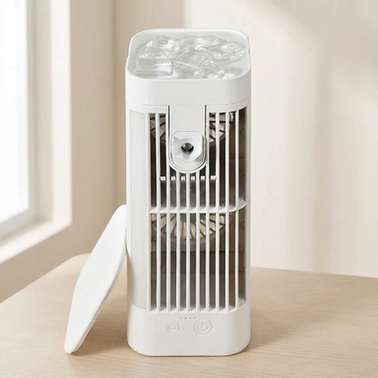 USB Personal Misting Fan with Ice Compartment & 3 Speeds