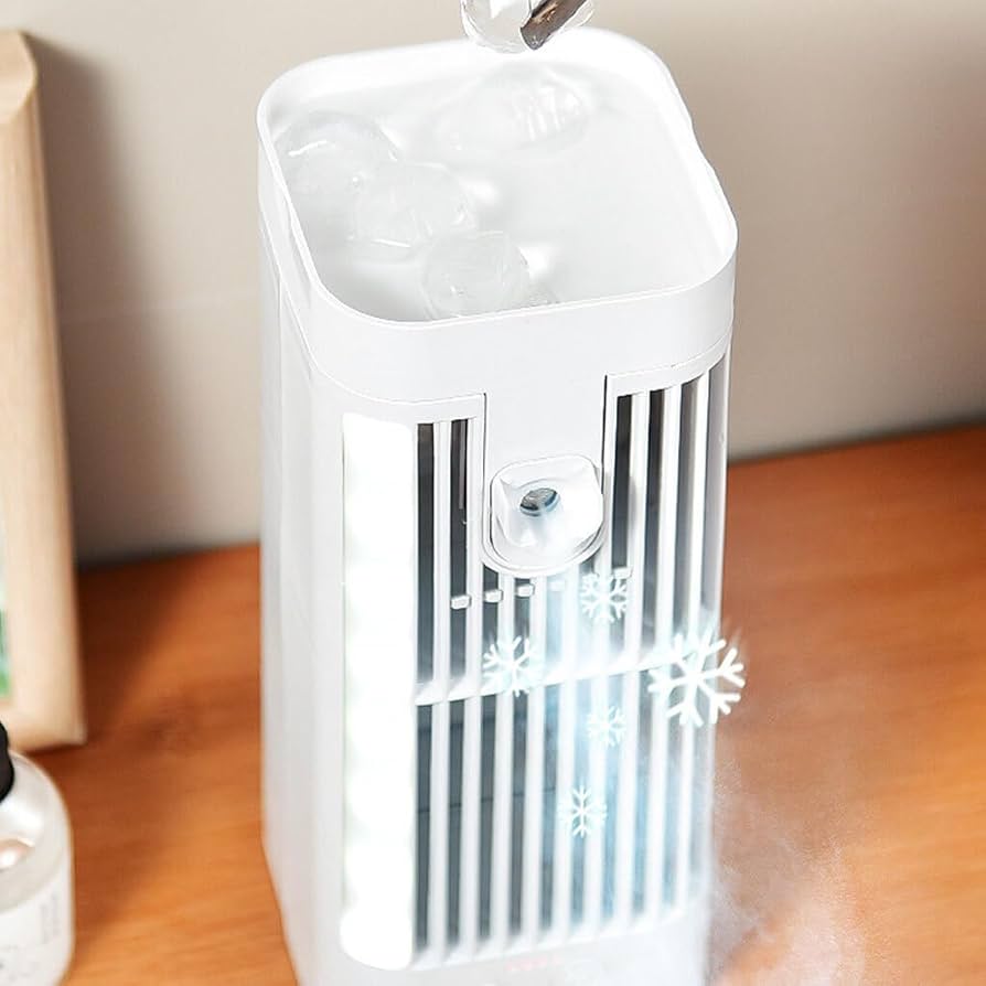 USB Personal Misting Fan with Ice Compartment & 3 Speeds