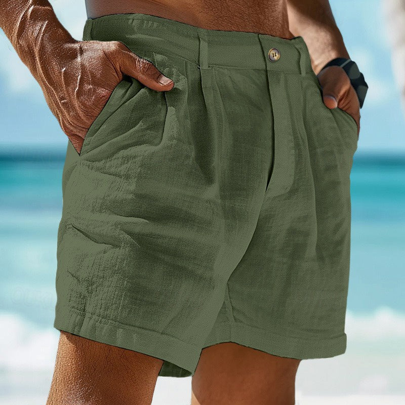 Reed | Comfortable Summer Linen Shorts for Men - Image 4