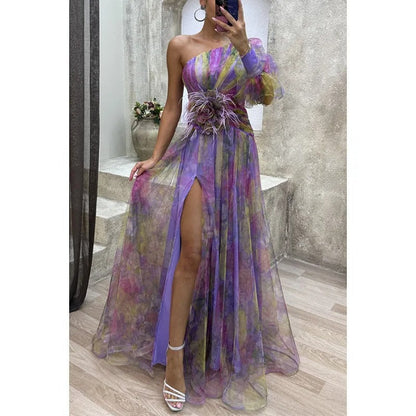 Norma | Elegant ORNELLA Maxi Dress in Sheer Floral Design - Image 3