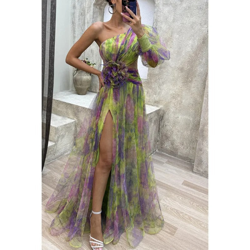 Norma | Elegant ORNELLA Maxi Dress in Sheer Floral Design - Image 4