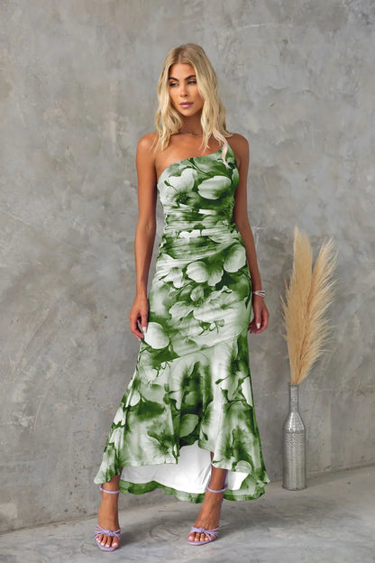 Katherine | Elegant Floral Xanthe Midi Dress for Warm Weather - Image 10