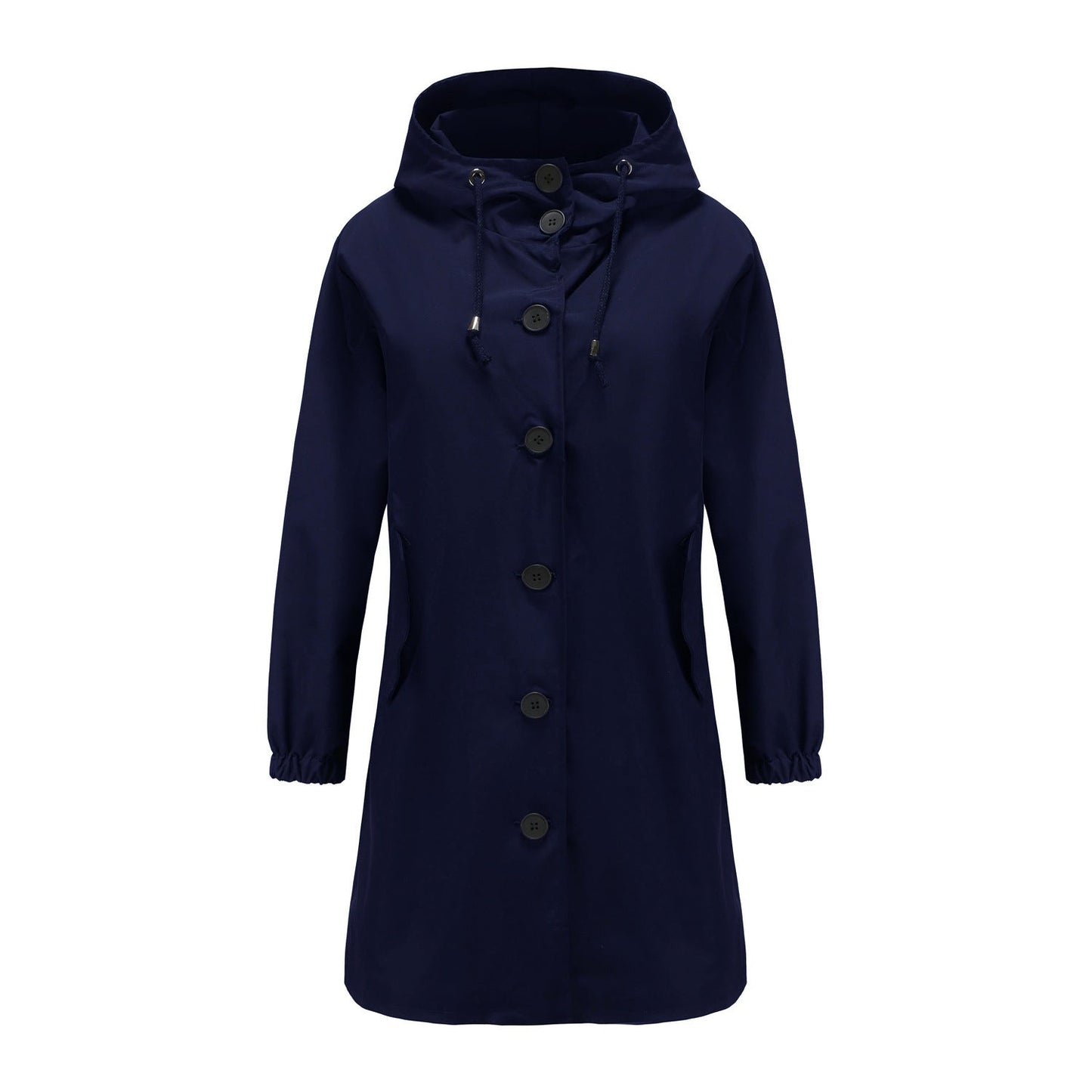 Nia | Women's Hooded A-Line Coat - Image 7