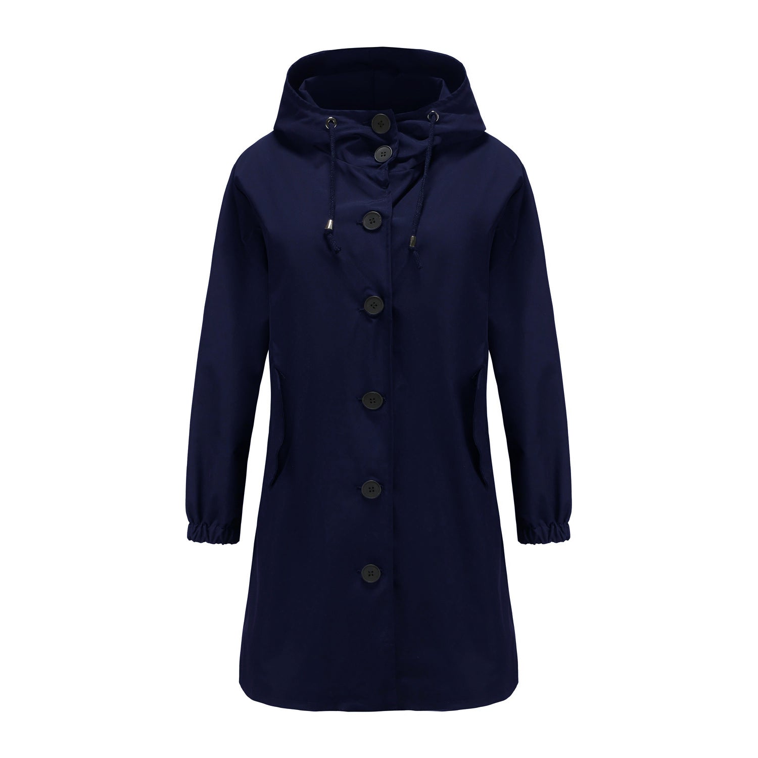 Nia | Women's Hooded A-Line Coat - Image 7