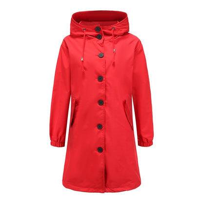 Norma | Women's Hooded Long Coat - Image 8