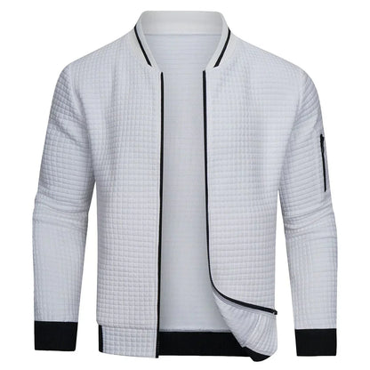 Darrell | Men's Quilted Zip-Up Bomber Jacket - Image 4