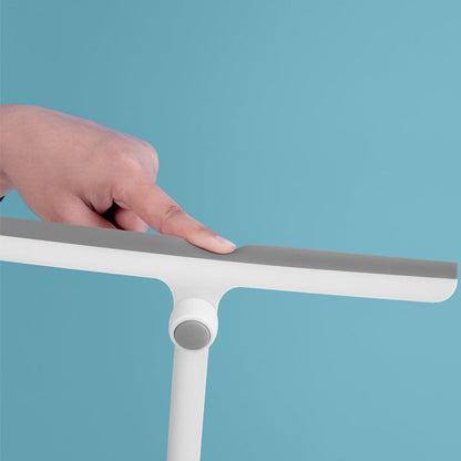 Window and Shower Squeegee with Silicone Blade, Pivoting Joint and Ergonomic Non-Slip Handle