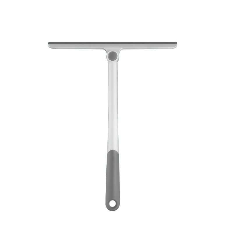 Window and Shower Squeegee with Silicone Blade, Pivoting Joint and Ergonomic Non-Slip Handle