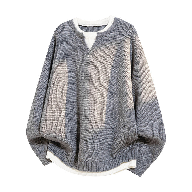 Women's Elegant Casual V-Neck Loose-Fit Sweater