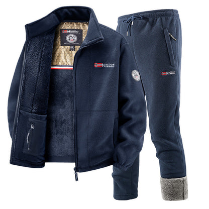 Women's Fleece Jacket and Jogging Pants Set