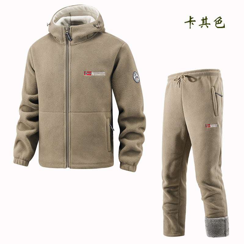 Women's Fleece Jacket and Jogging Pants Set