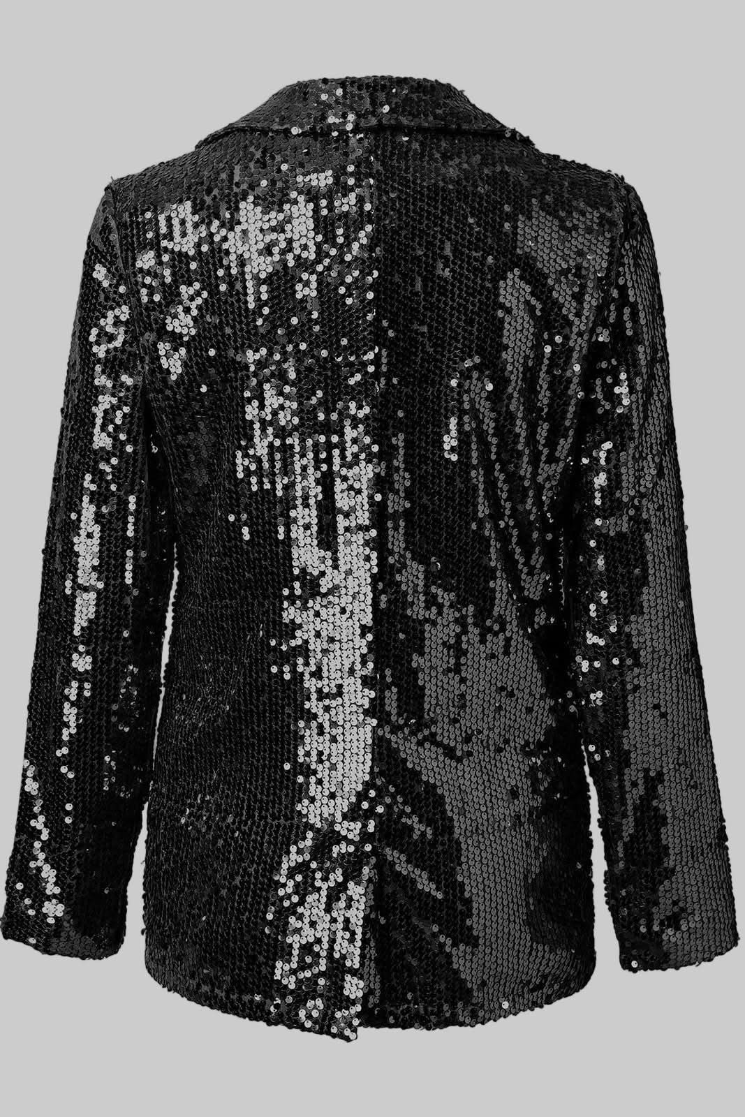 Women's Glittering Sequin Blazer