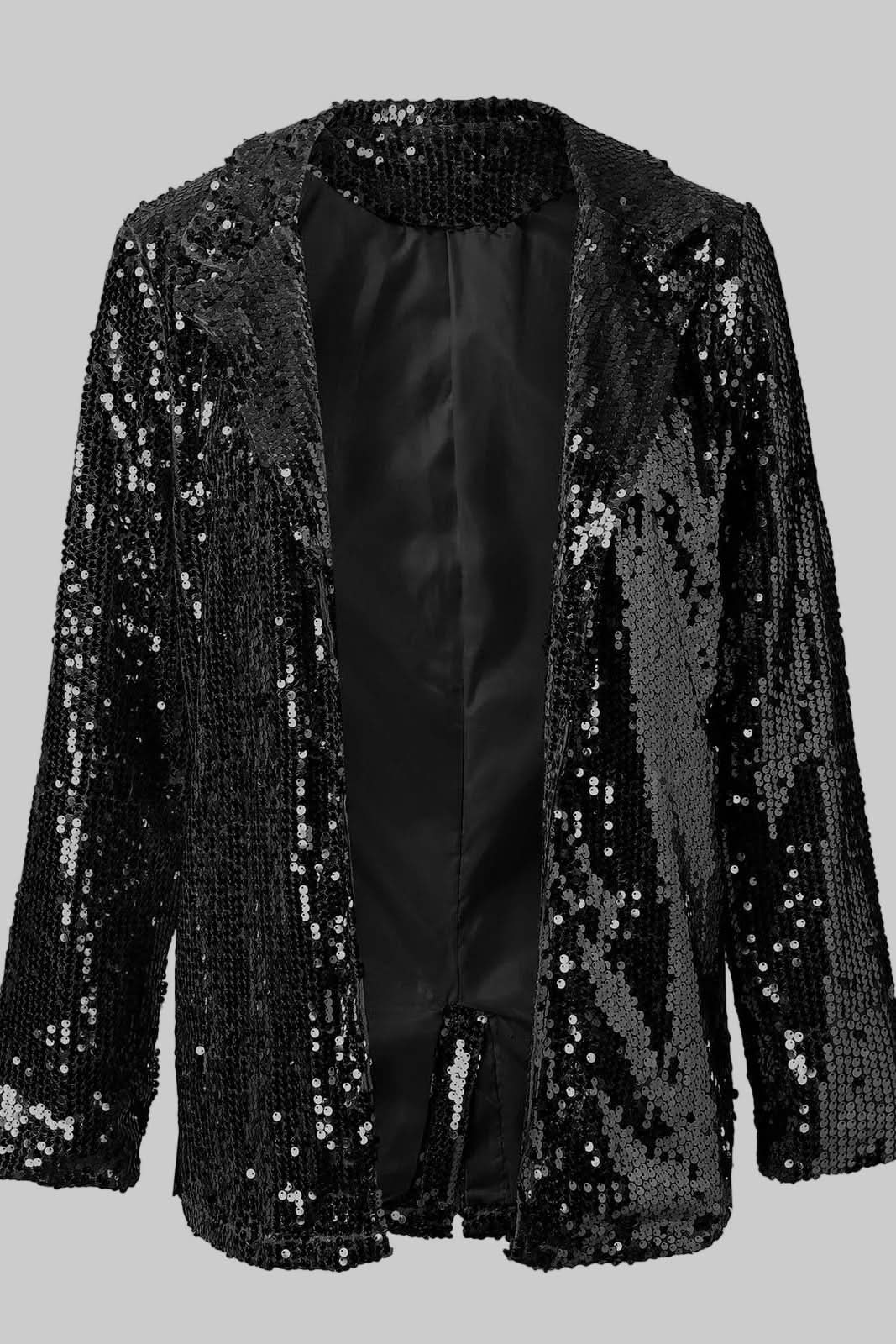 Women's Glittering Sequin Blazer