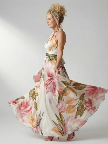Women's Halter Maxi Dress
