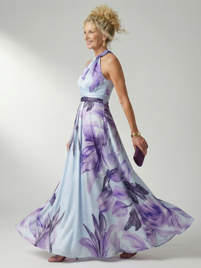 Women's Halter Maxi Dress
