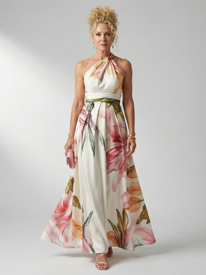 Women's Halter Maxi Dress