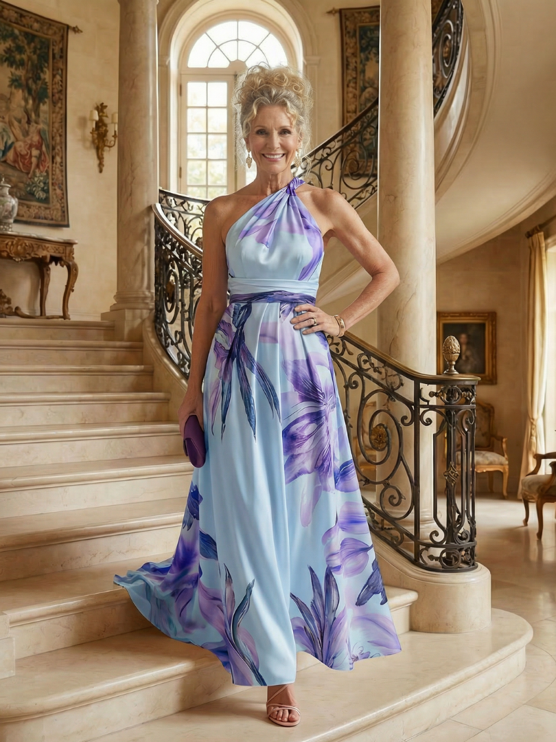 Women's Halter Maxi Dress