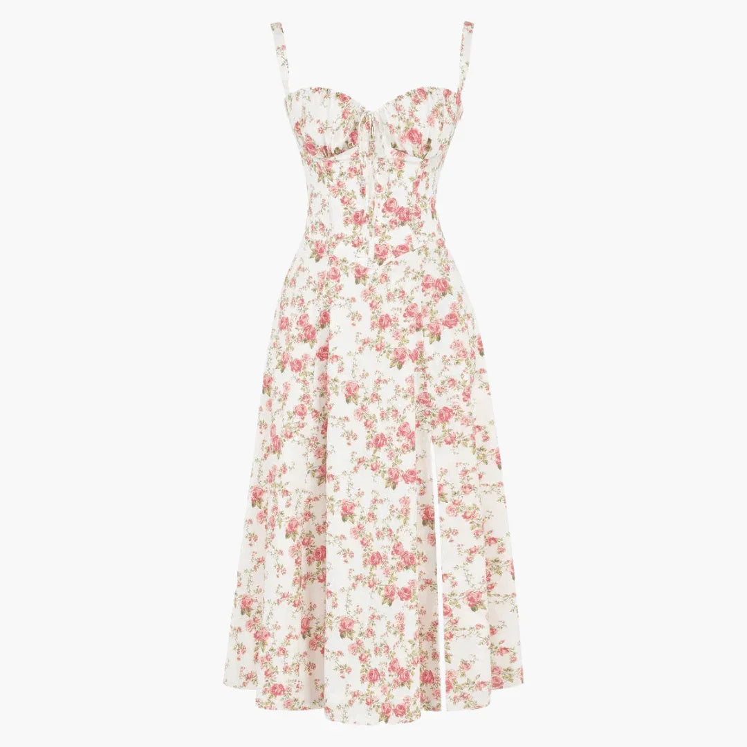 Women's Sweetheart A-Line Midi Dress