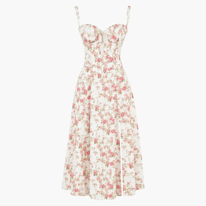 Women's Sweetheart A-Line Midi Dress