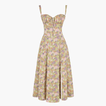 Women's Sweetheart A-Line Midi Dress