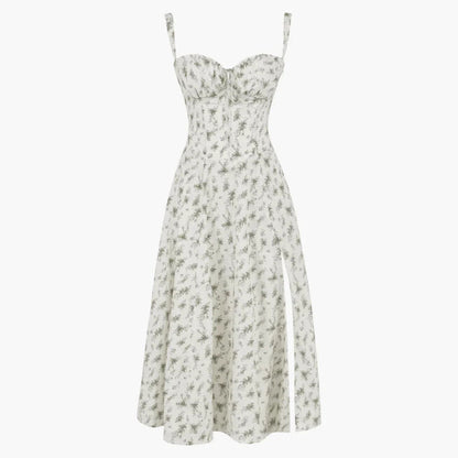 Women's Sweetheart A-Line Midi Dress