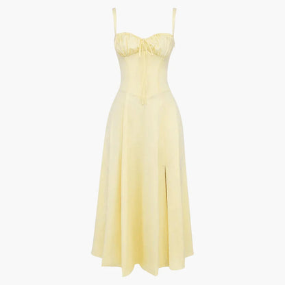Women's Sweetheart A-Line Midi Dress