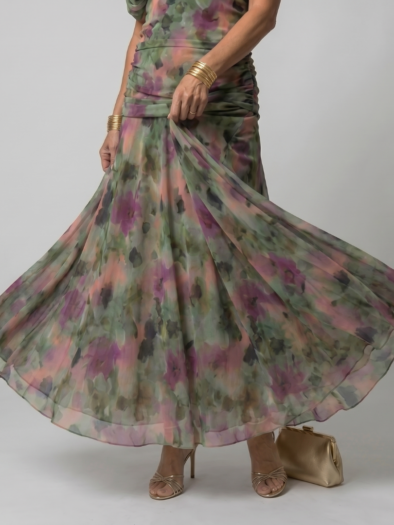 Women's V-Neck Maxi Dress