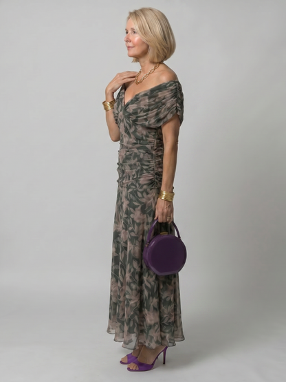 Women's V-Neck Maxi Dress