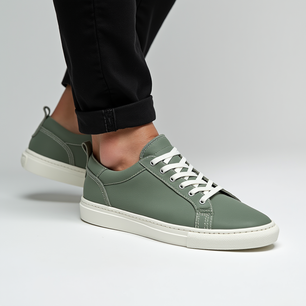 Benny | Men's Lace-Up Low Top Sneakers - Image 1