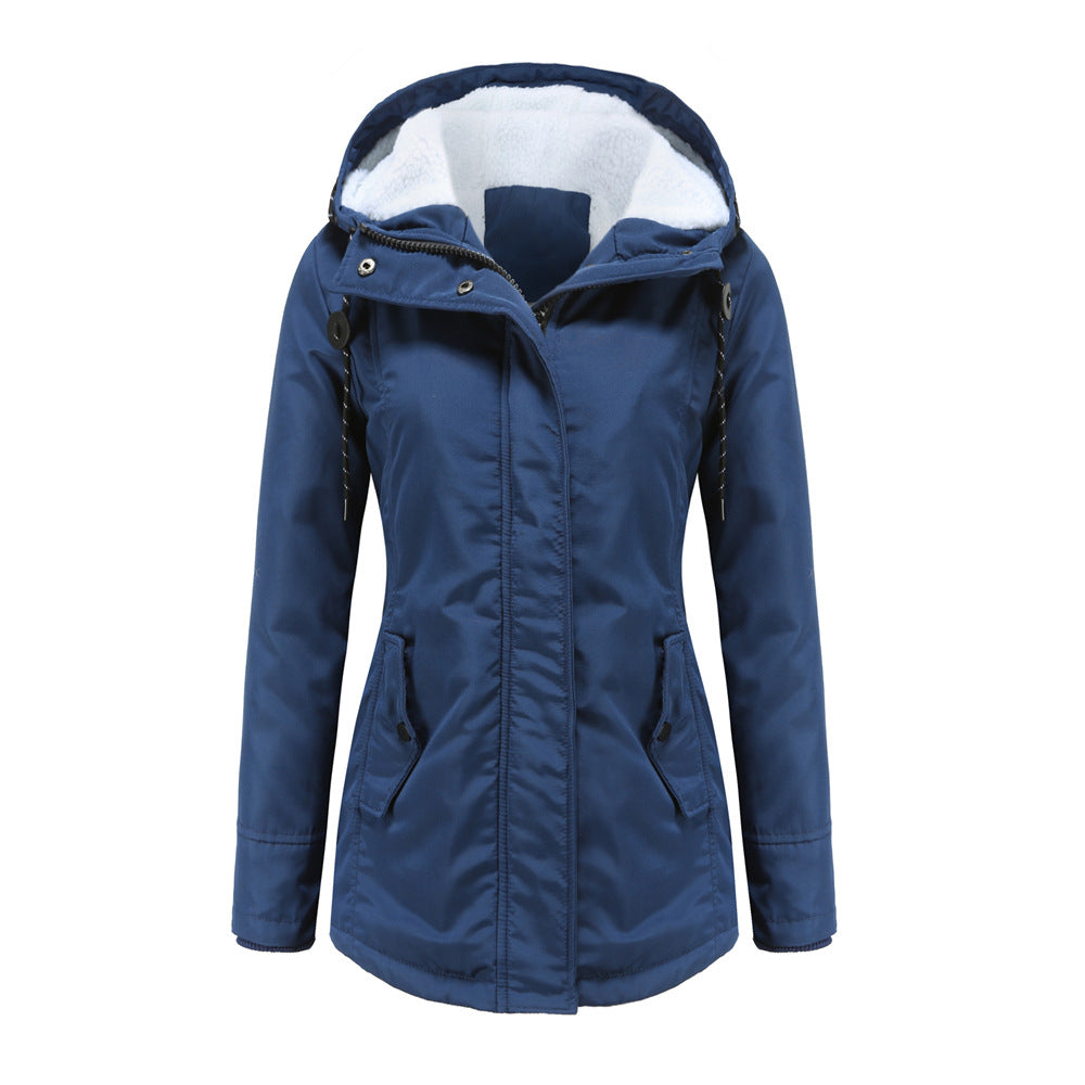 Teresa | Women's Hooded Fleece Lined Winter Jacket - Image 7