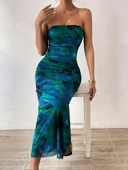 Ava | Striking Strapless Selvaggia Maxi Dress for Summer Nights - Image 3