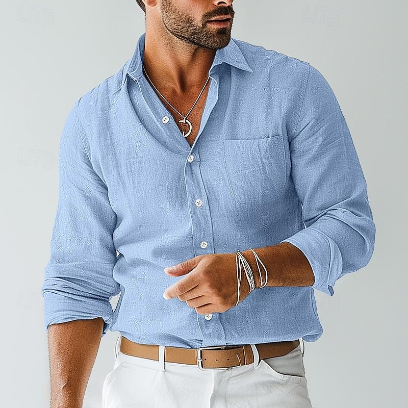 Austin | Lightweight Linen Summer Shirt - Image 3